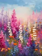 Peinture diamant Fleurs modèle 7582