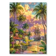 Peinture diamant Paysages modèle KEP-545U