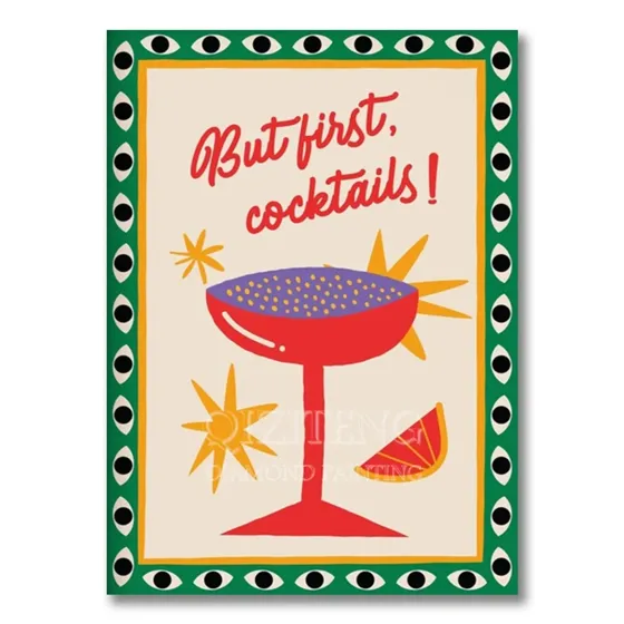 Peinture diamant Pub Rétro modèle XI-3264