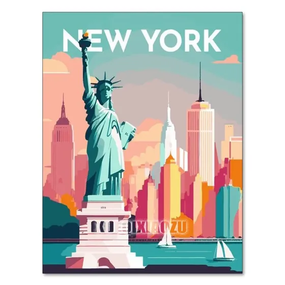 Peinture diamant Villes modèle FDX6616
